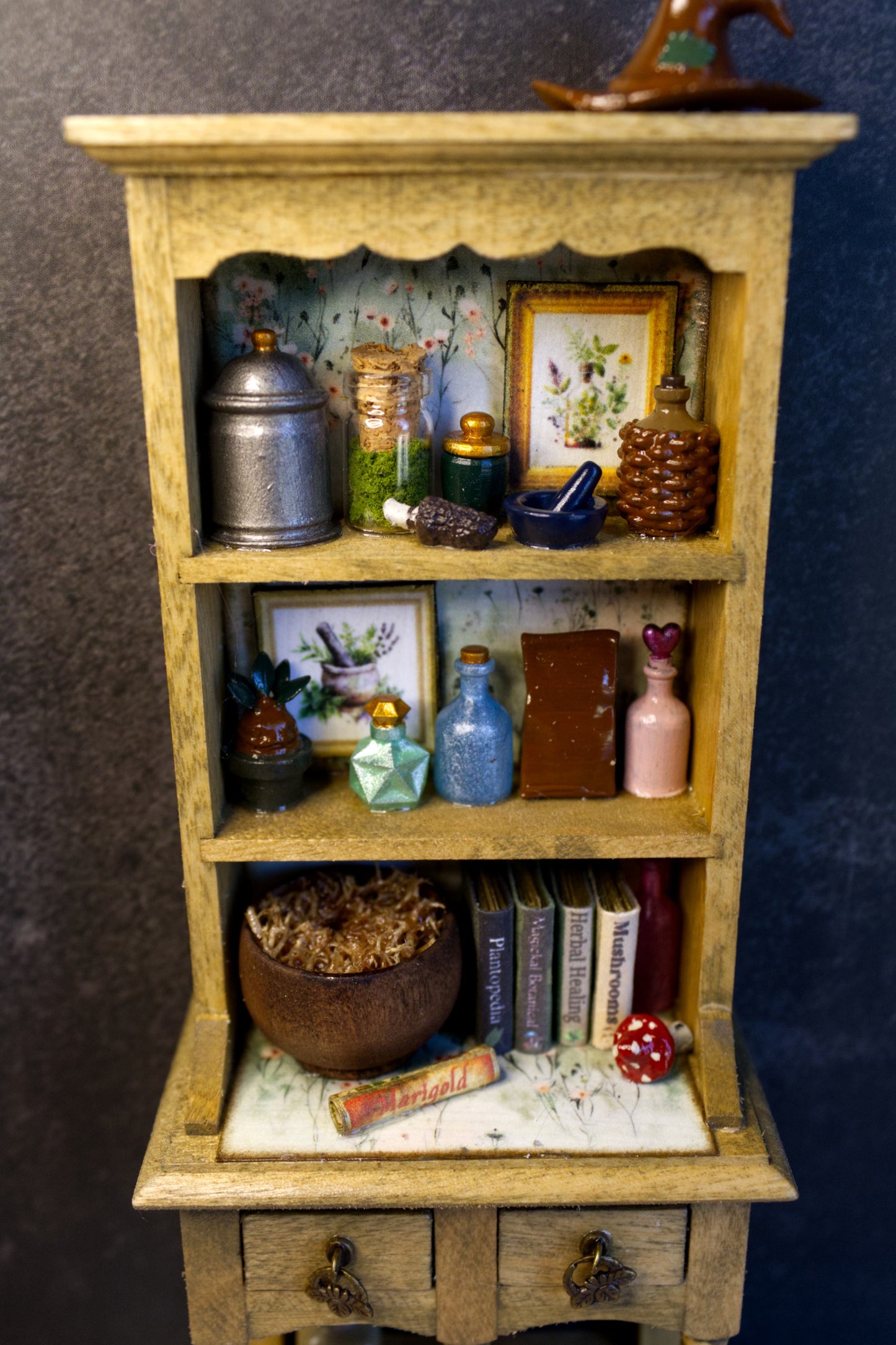 White Magic Apothecary Hutch
