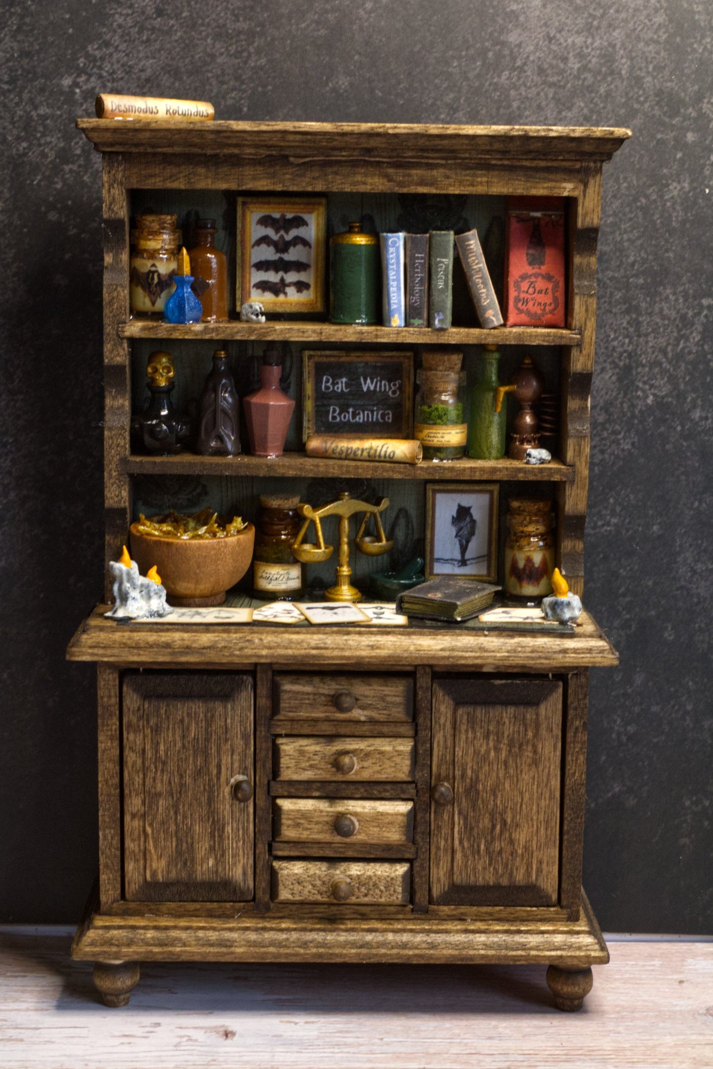 Bat Wing Botanica Cabinet