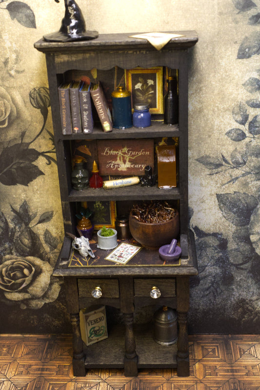 Black Garden Apothecary Hutch