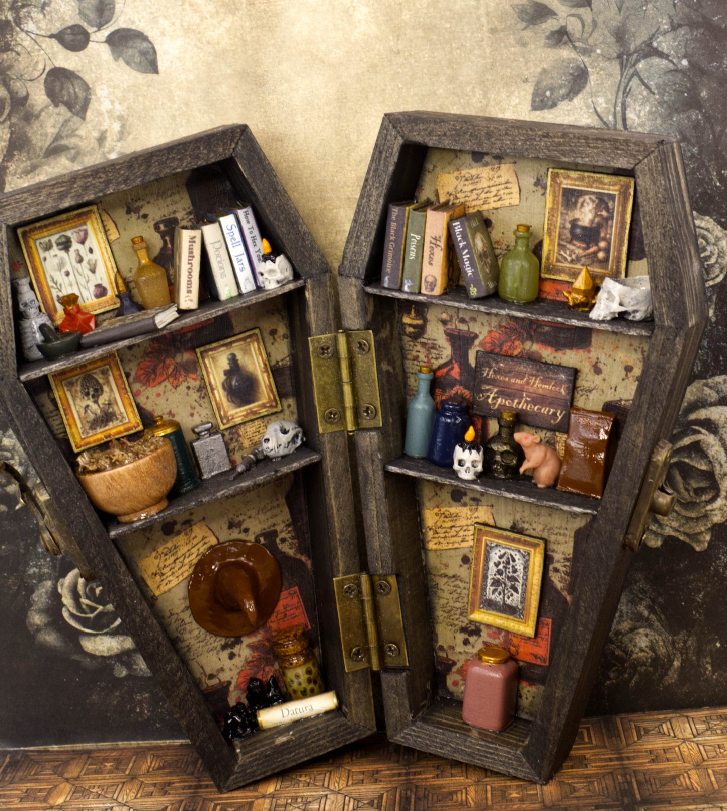 Black Magic Apothecary Coffin