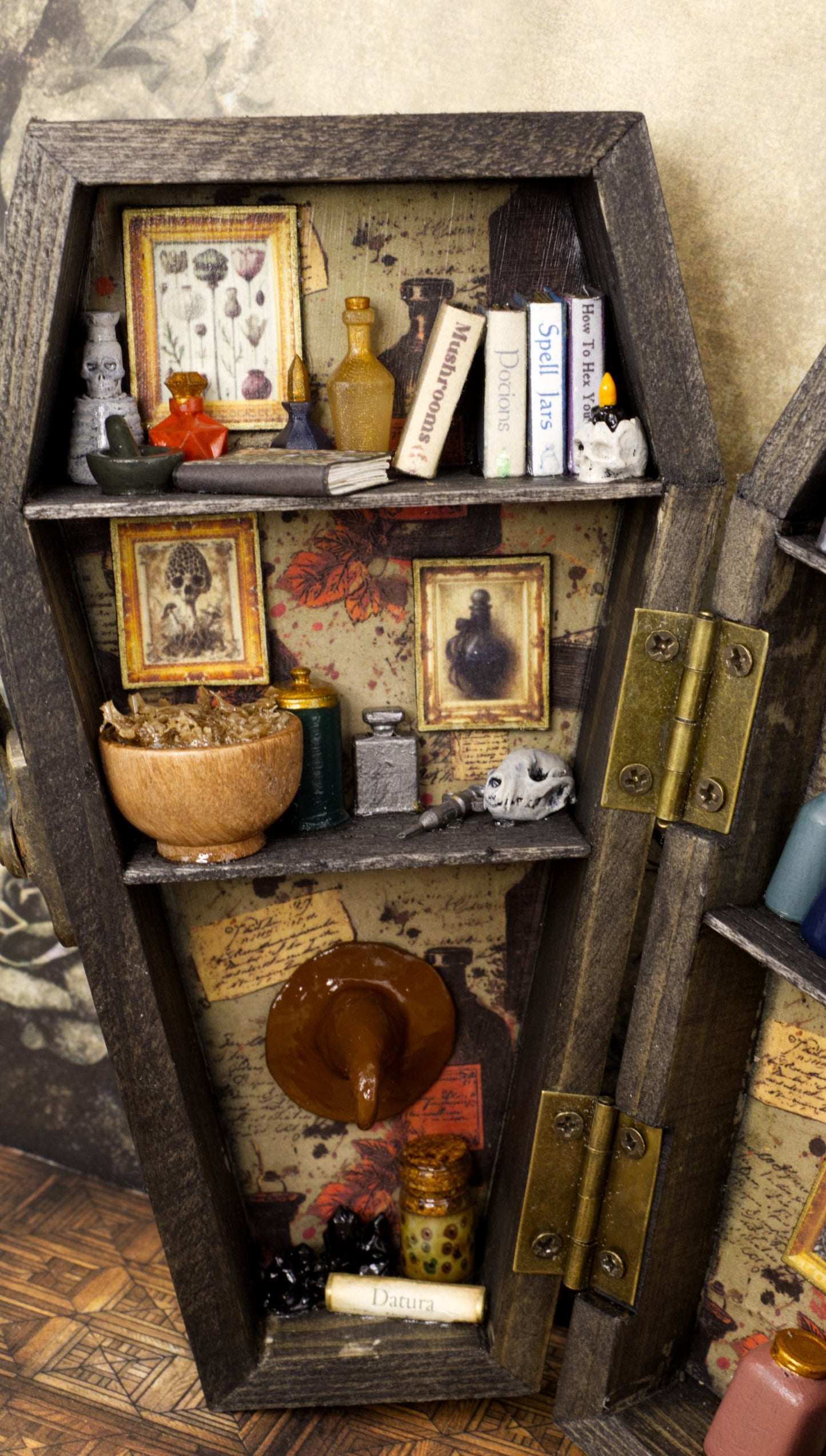 Black Magic Apothecary Coffin