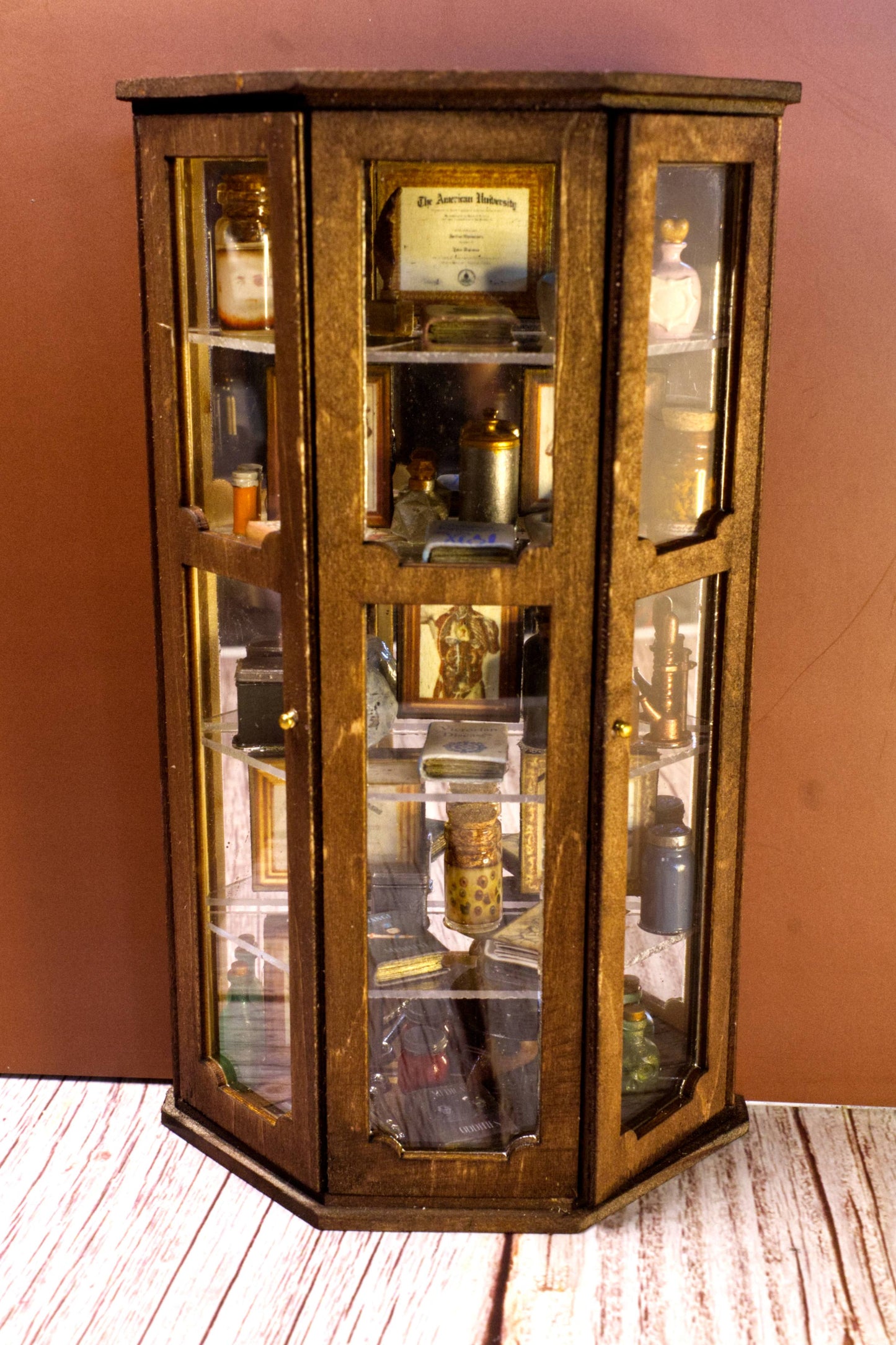 Fancy Medical Oddities Cabinet
