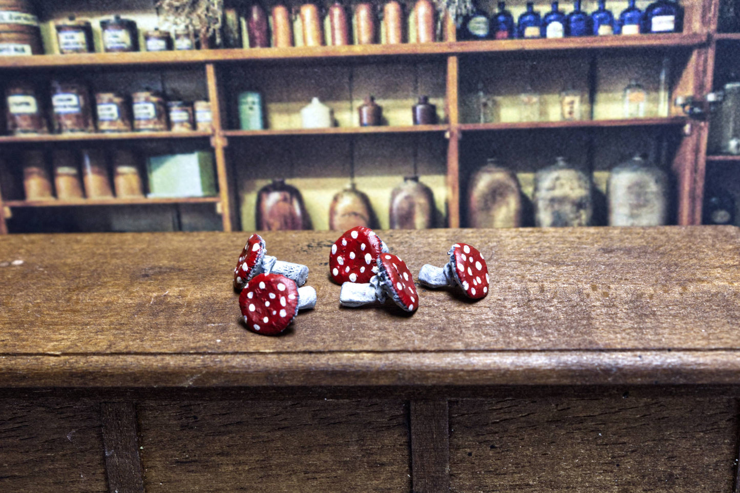 Dollhouse Mushrooms (Amanita or Morel)