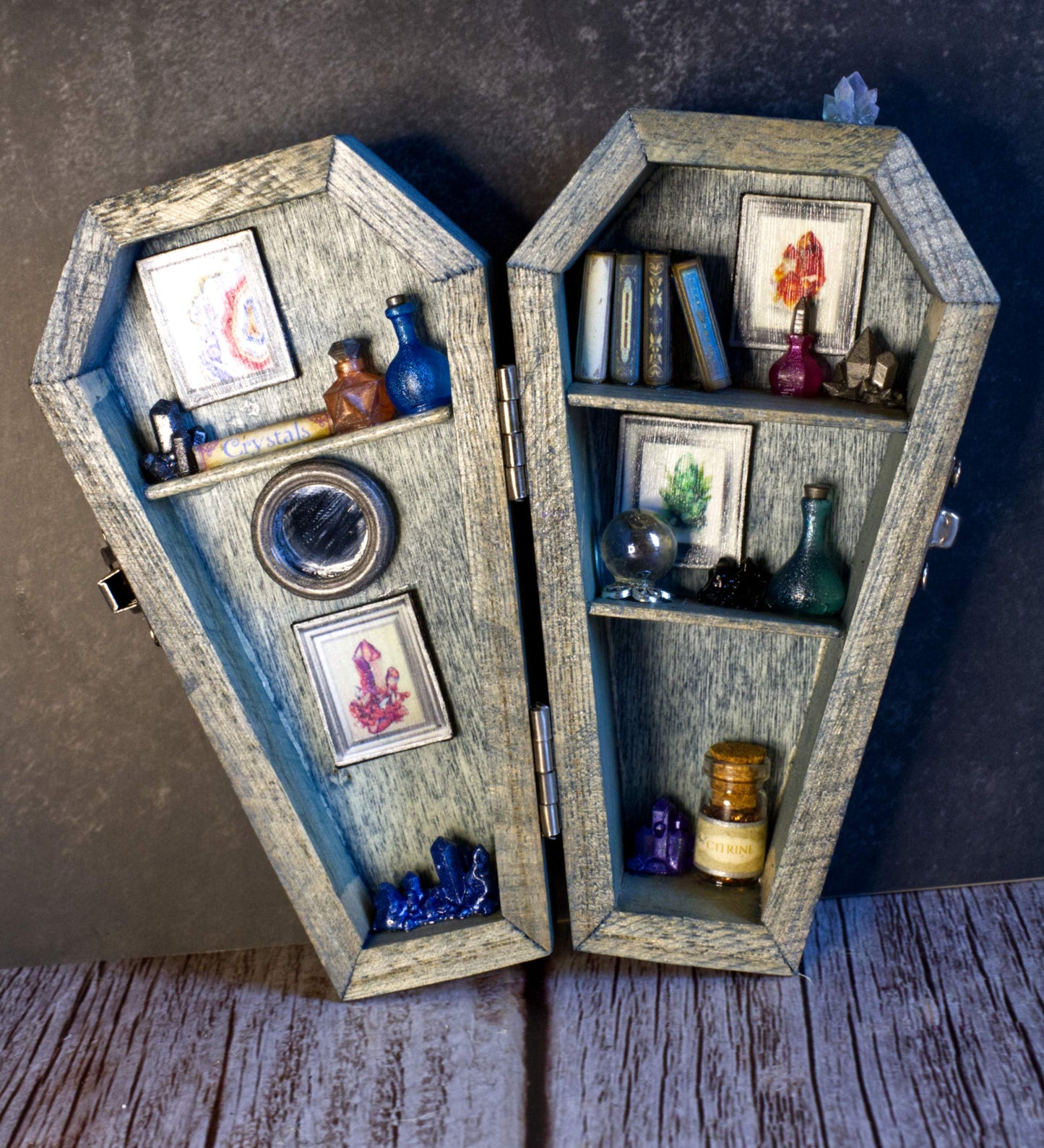 Tiny Crystals Coffin
