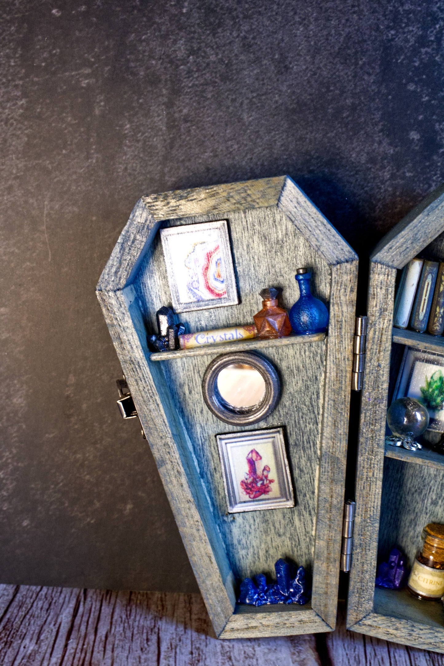 Tiny Crystals Coffin