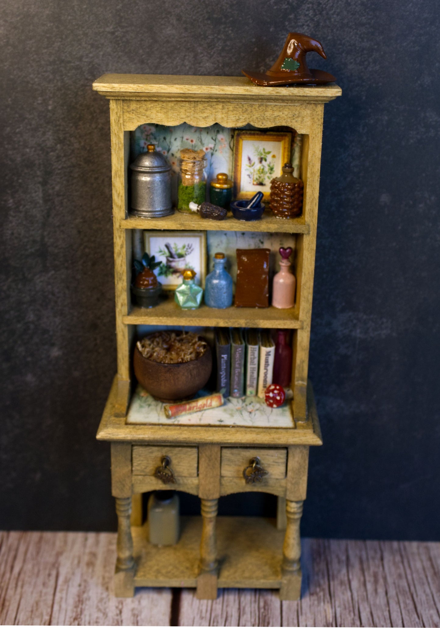 White Magic Apothecary Hutch